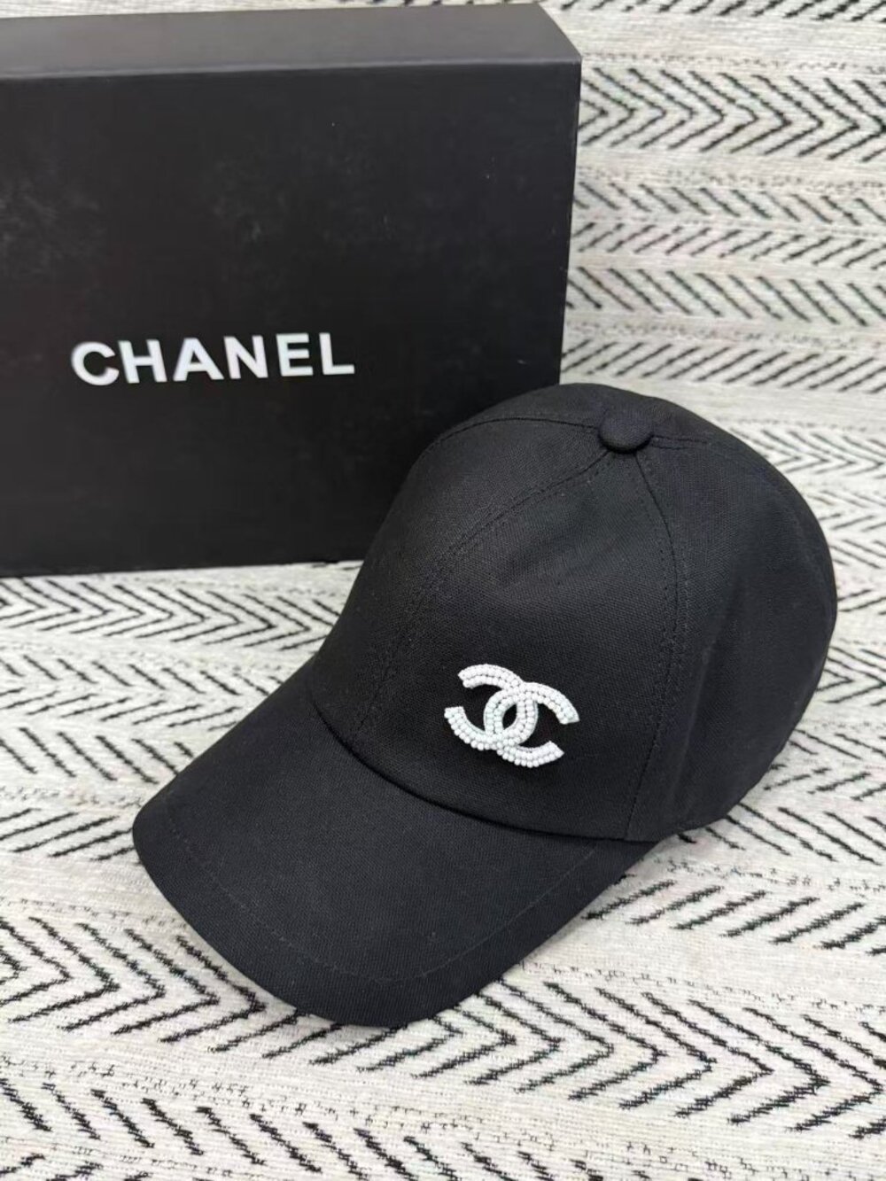 Chanel Women's Black Cap